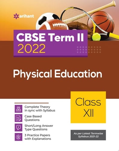 Arihant CBSE Physical Education Term 2 Class 12 for 2022 Exam (Cover Theory and MCQs)