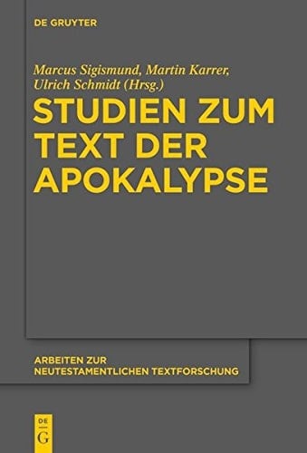 Studien zum Text der Apokalypse 1