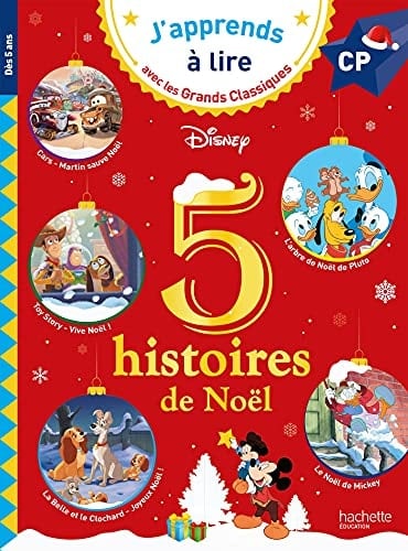 5 histoires de Noël CP CP Niveau 1, 2