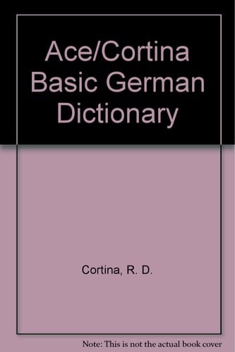 Cortina-Ace Basic German Dictionary