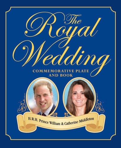 The Royal Wedding Commemorative Plate and Book