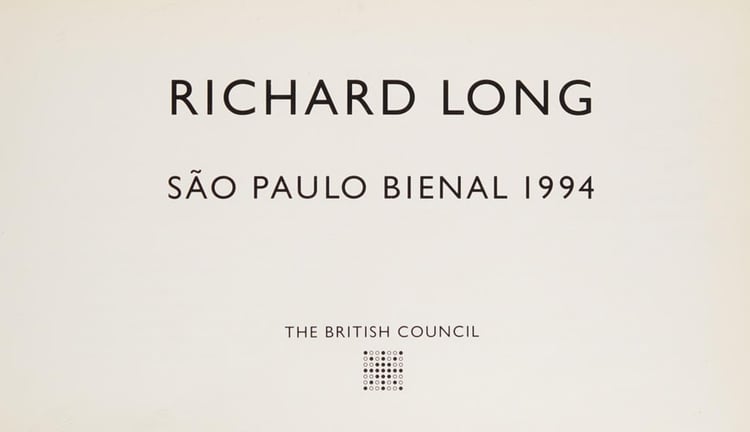 Richard Long: Sao Paulo Biennial 1994