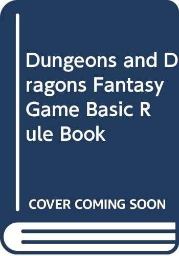 Dungeons and Dragons Fantasy Game Basic Rule Book