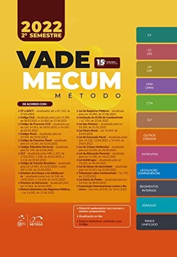 Vade Mecum Método. Legislação