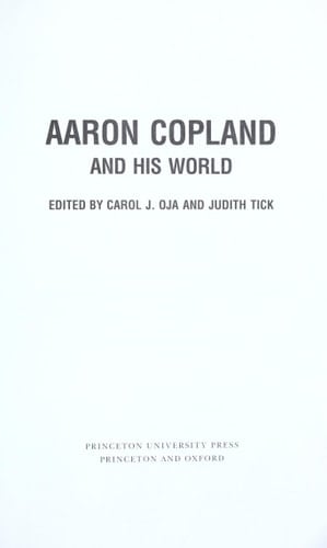 Aaron Copland and His World