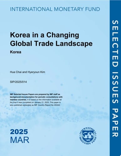 Korea in a Changing Global Trade Landscape Korea