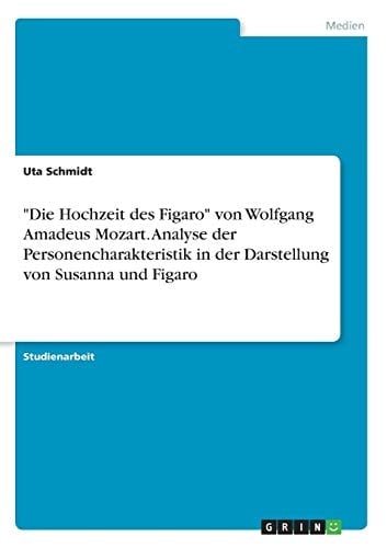 "Die Hochzeit des Figaro" von Wolfgang Amadeus Mozart. Analyse der Personencharakteristik in der Darstellung von Susanna und Figaro