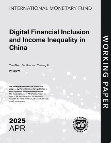 Digital Financial Inclusion and Income Inequality in China