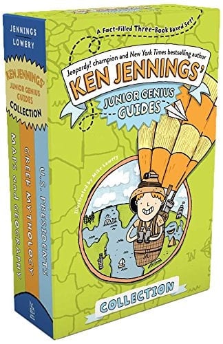 Ken Jennings' Junior Genius Guides Collection Maps and Geography; Greek Mythology; U.S. Presidents