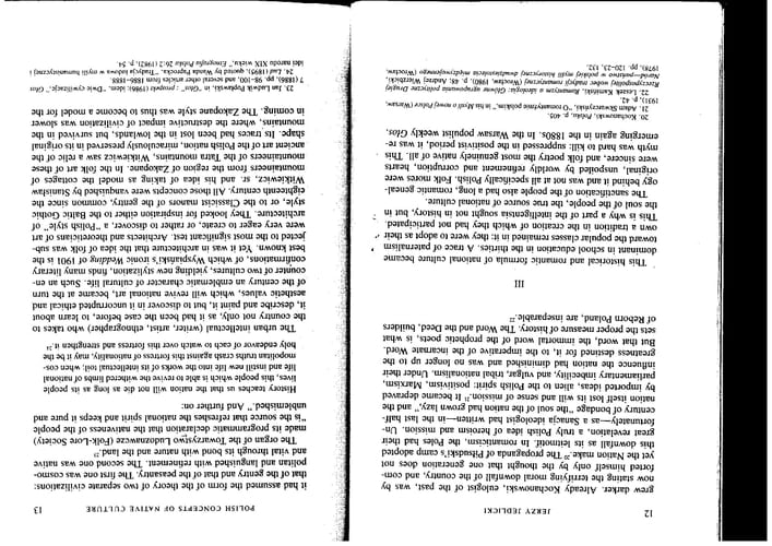 National Character and National Ideology in Interwar Eastern Europe