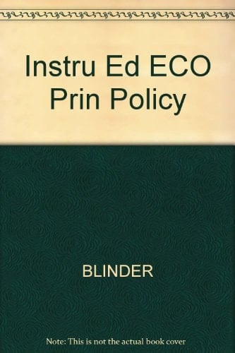 Instru Ed Eco Prin Policy