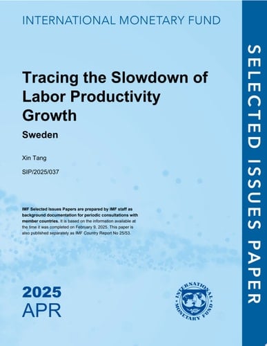 Tracing the Slowdown of Labor Productivity Growth Sweden