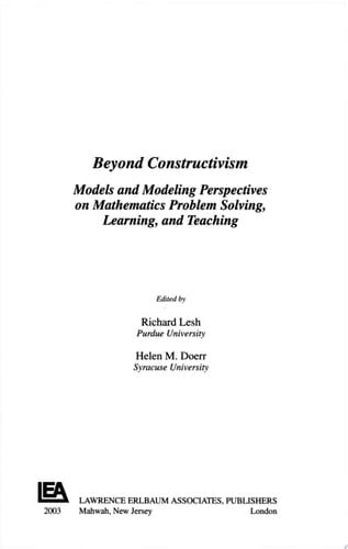 Beyond Constructivism