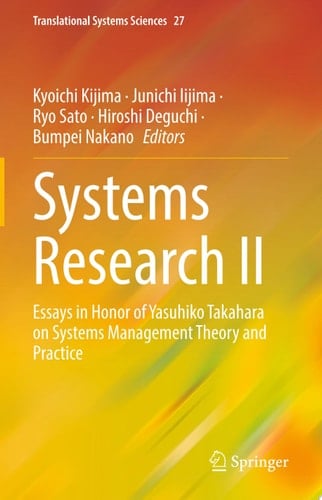 Systems Research II