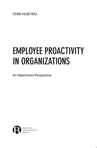 Employee Proactivity in Organizations