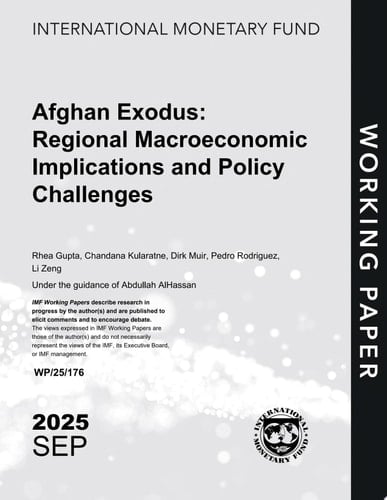 Afghan Exodus Regional Macroeconomic Implications and Policy Challenges