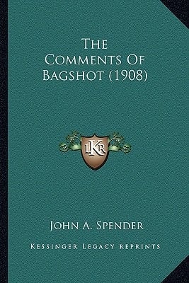 The Comments Of Bagshot (1908)