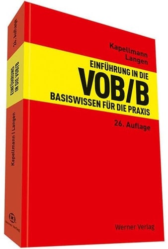 Einführung in die VOB/B Basiswissen für die Praxis