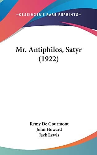 Mr. Antiphilos, Satyr (1922)
