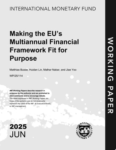 Making the EU’s Multiannual Financial Framework Fit for Purpose
