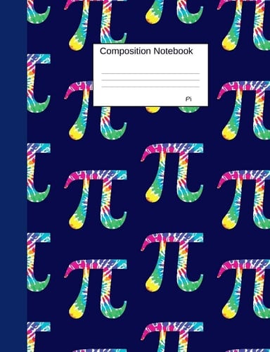 Pi Composition Notebook Dot Grid Paper Book, Dotted Blank Pages to Write in for School, Take Notes, for Kids and Teens, Physics Students and Math Teachers, Homeschool, Graffiti Inspired Art Cover