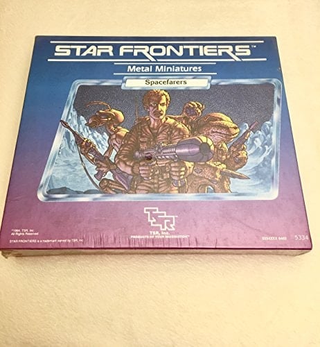 Star Frontiers Metal Miniatures: Twelve Spacefarers