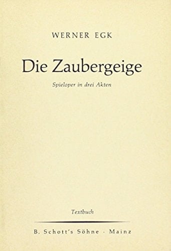 Die Zaubergeige: Libretto (German)
