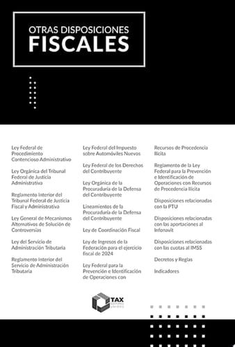 Otras  disposiciones fiscales 2024
