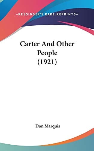 Carter And Other People (1921)