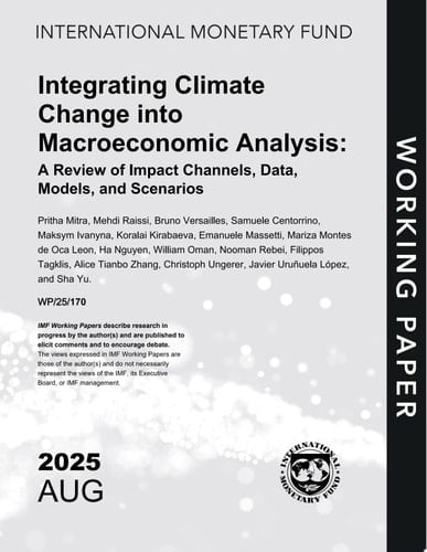 Integrating Climate Change Into Macroeconomic Analysis A Review of Impact Channels, Data, Models, and Scenarios