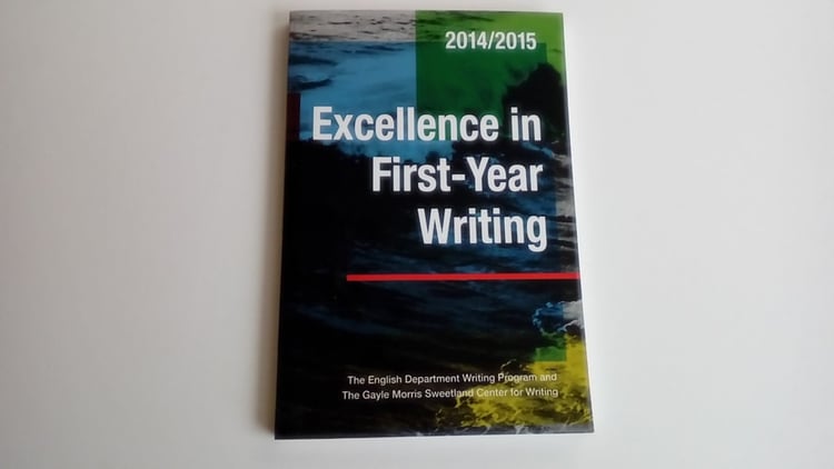 Excellence in First-Year Writing 2014/2015