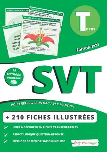  SVT Terminale (Sciences de la vie et de la Terre) - Pandagro - Enseignement de spécialité Tle -:  Fiches de révision ludiques et pratiques:  ... & Enseignement Scientifique) (French Edition)