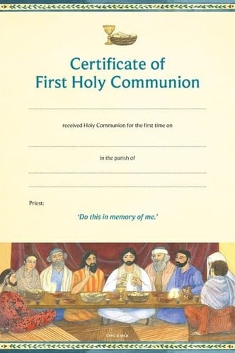 CFHC CERT 1ST COMMUNION 1