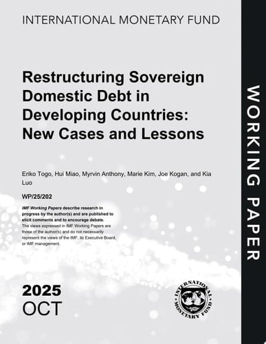 Restructuring Sovereign Domestic Debt in Developing Countries