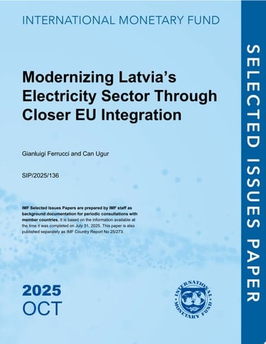 Modernizing Latvia’s Electricity Sector Through Closer EU Integration Republic of Latvia