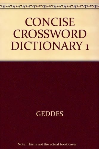 Concise Crossword Dictionary