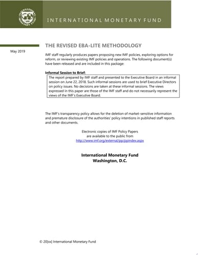 The Revised EBA-Lite Methodology