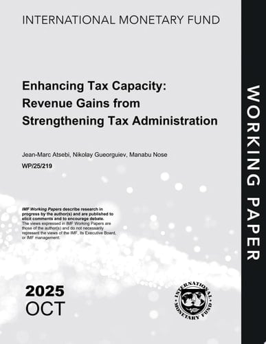 Enhancing Tax Capacity Revenue Gains from Strengthening Tax Administration