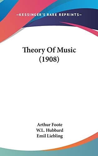 Theory Of Music (1908)