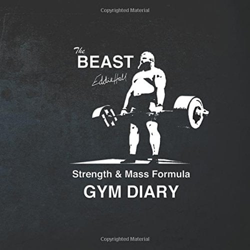 The Best Eddie Hall's Strength and Mass Formula Gym Diary Amazing Formula for Strength and Mass Gains, Built Into an Easy to Use Gym Diary. Book Format, Perfect Bound, Square 21cm X 21cm