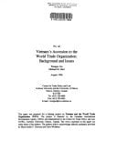 Vietnam's accession to the World Trade Organization: Background and issues (Occasional papers in international trade law and policy)