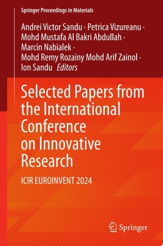 Selected Papers from the International Conference on Innovative Research