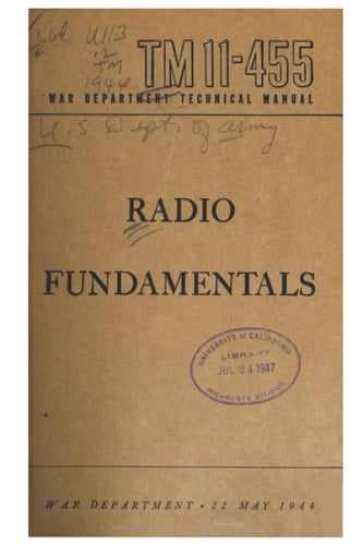 TM 11-455 Radio Fundamentals (22 May 1944)