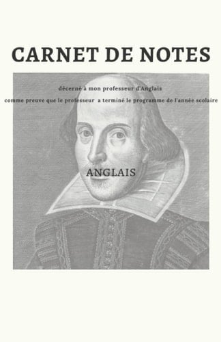Carnet de Notes - Anglais - Format A5 (French Edition)