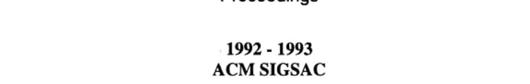 1992-1993 ACM SIGSAC New Security Paradigms Workshop Proceedings, September 22-24, 1992, August 3-5, 1993, Little Compton, Rhode Island, USA