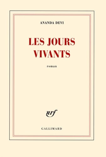 Les jours vivants roman