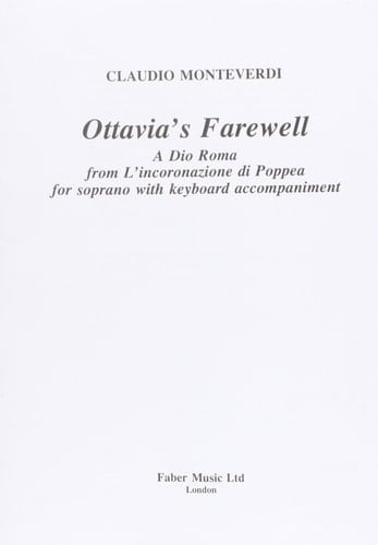 Ottavia's Farewell (from Poppea) Parts