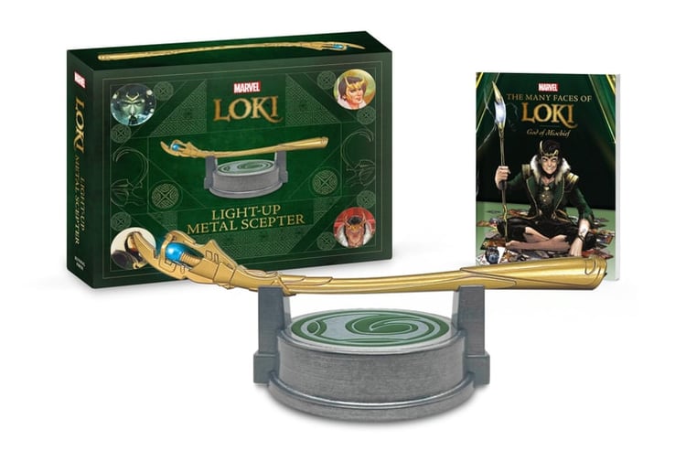 MARVEL Loki Light-up Metal Scepter