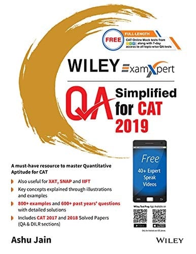 Wiley's ExamXpert Quantitative Aptitude (QA) Simplified for CAT 2019 | e
