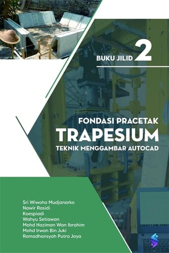 FONDASI PRACETAK TRAPESIUM - TEKNIK MENGGAMBAR AUTOCAD